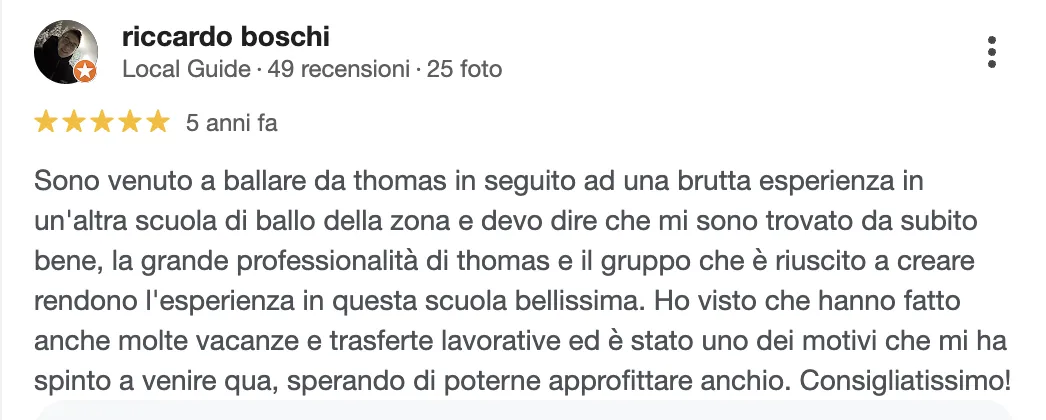 Recensione 2 di Tommy's Dance School