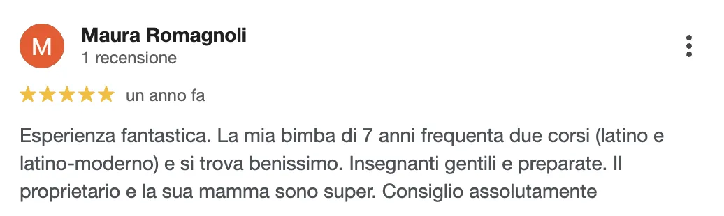 Recensione 6 di Tommy's Dance School